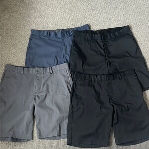 Nike Golf Black and Gray Shorts 4 pair- size 34